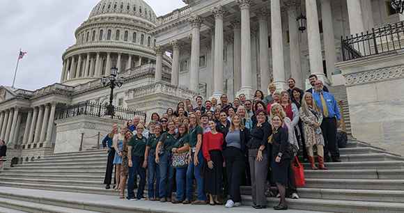 Homes for Horses Coalition in front of US Capitol