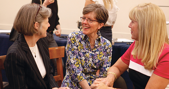 AWI’s Nancy Blaney and Cathy Liss celebrating 50 years of the AWA.