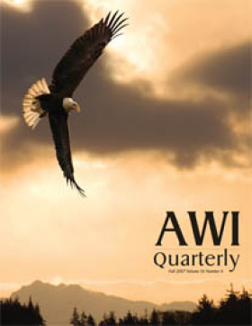 Fall 2007 AWI Quarterly Cover - Photo by John Hyde Fall 2007 AWI Quarterly Cover - Photo by John Hyde