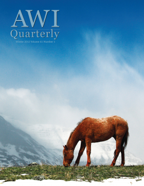 Winter 2012 AWI Quarterly Cover - Photo by Todd Klassy Winter 2012 AWI Quarterly Cover - Photo by Todd Klassy
