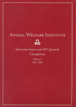 Animal Welfare Institute: Information Report and AWI Quarterly Compilation Animal Welfare Institute: Information Report and AWI Quarterly Compilation