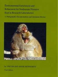 Book cover of Environmental Enrichment and Refinement for Nonhuman Primates Kept in Research Laboratories