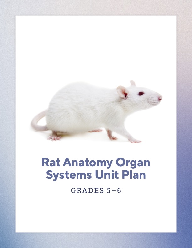 Cover ofRat Anatomy Organ Systems Unit Plan
