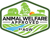 Certified Animal Welfare Approved by AGW Logo