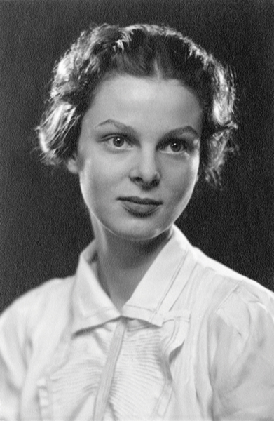 An early portrait of Christine Stevens.