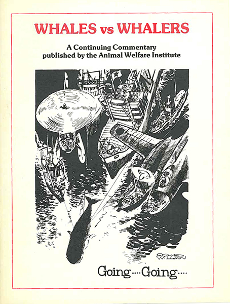 Cover art for "Whales vs. Whalers."